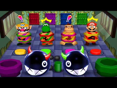 マリオパーティ　マリオ vsドンキーコング2 ヨッシーアイランド　スーパーマリオ マリオパーティ2】ミニゲームマリオVsヨッシーVsワリオVsドンキー