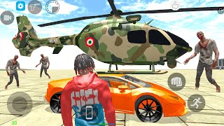 GTA India Ninjha H2R Motorbike Lamborghini Police Officer Car and Army Helicopter - Android Gameplay