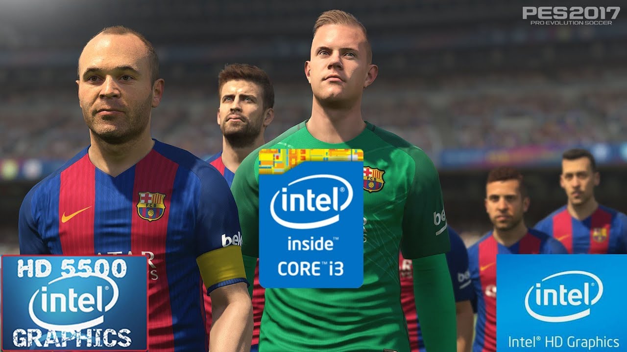 INTEL HD GRAPHICS PES 2017 GamePlay Test