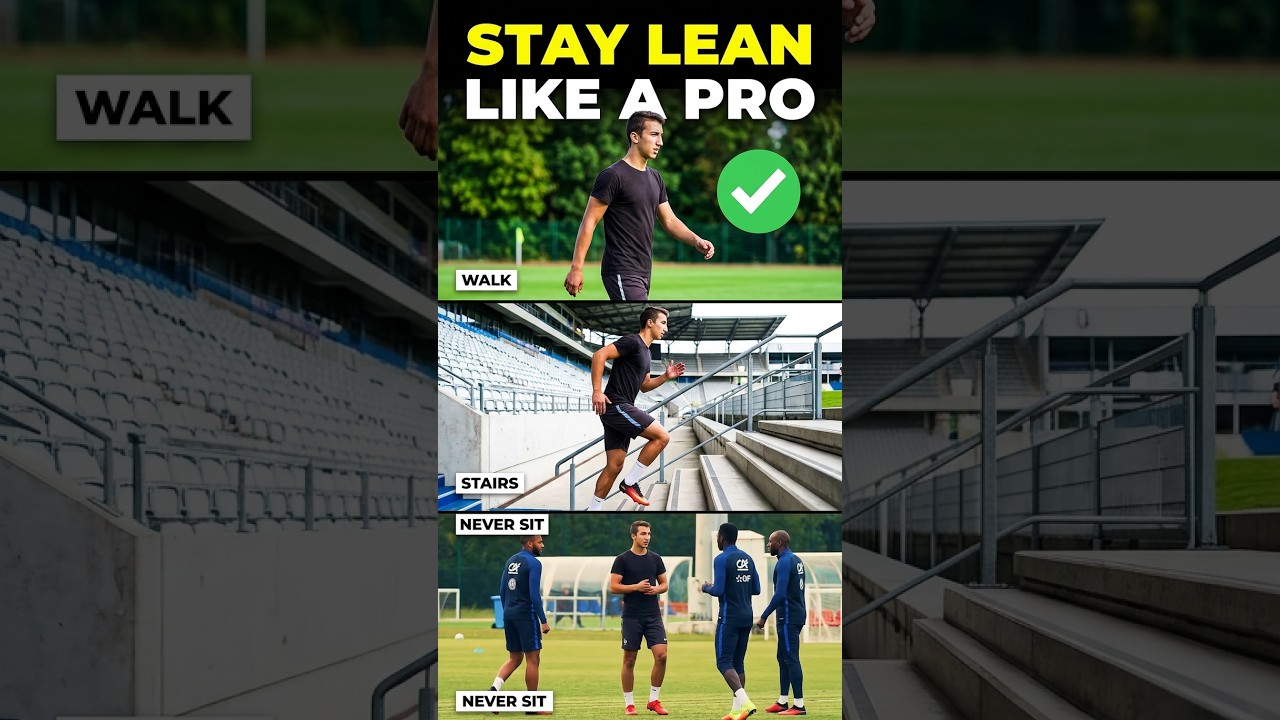 Footballers Burn Hundreds More Calories Without Going to the Gym ⚽🔥#FootballFitness #weightloss #fyp