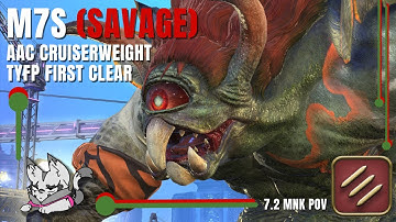 MNK PoV | Brute Abombinator (Savage) - AAC Cruiserweight M7S - tyfp First Clear - FFXIV Patch 7.2