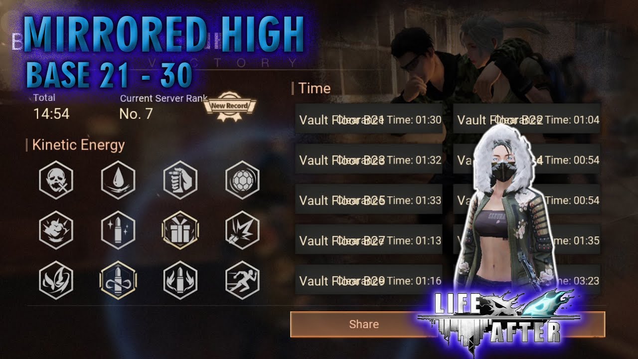 MIRRORED HIGH BASE 21 - 30 || DEATH HIGH SEASON 16 || LIFEAFTER