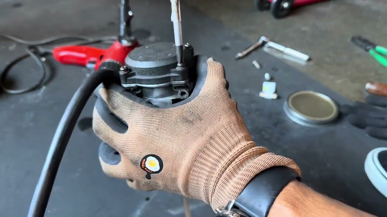 kawasaki 250TR キャブの不具合を修理してみる。 - YouTube