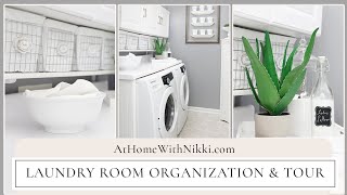 Laundry Room Organization & Tour Home Organizing Tips