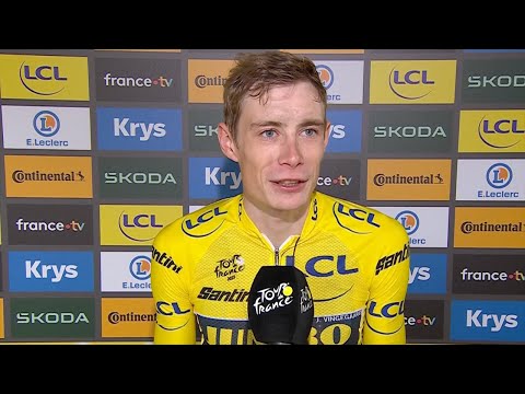 TOUR DE FRANCE 2023 - La réaction de Jonas Vingegaard vainqueur à Paris : "Un gros combat"