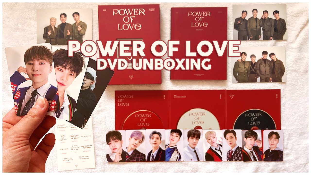 ❤ SEVENTEEN POWER OF LOVE DVD UNBOXING | weverse pob, photocard