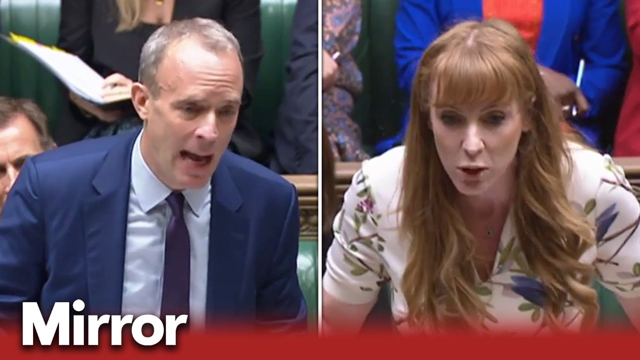 Dominic Raab and Angela Rayner clash over misconduct claims at PMQs ...