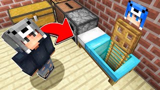 İKİZİMİN YATAĞININ ALTINDA GEÇİT BULDUM! 😱 - Minecraft