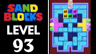 Sand Blocks: Drop Puzzle Level 93 Walkthrough 