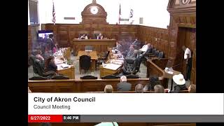 City of Akron Council Meeting - 6.27.2022