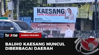 Baliho Kaesang Tersebar di Jalan Protokol Surabaya | Kabar Pilkada tvOne