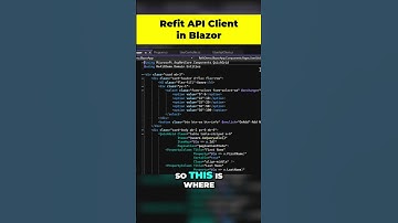 Effortless Refit Client Integration in Blazor - #dotnetcore