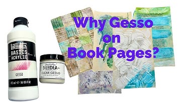 Why You Should Try Gesso on Your Next Junk Journal Project for AMAZING Results - Quick Tutorial