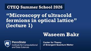Microscopy of ultracold fermions in optical lattice lecture 1