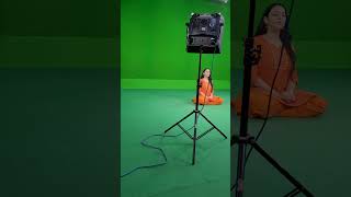 Guru Maa shooting for her Abp News Bharat Yoga Show screenshot 3