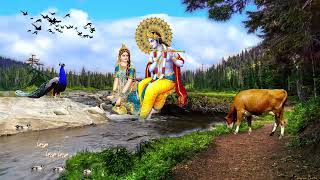Krishna Janmashtami special Background Video|| No Copyright Motion Graphics || Radha Krishan screenshot 5