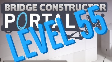 Bridge Constructor Portal Level 55 Bouncy Cubes