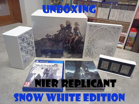UNBOXING DE LA SNOW WHITE EDITION DE NIER REPLICANT EN ESPAÑOL