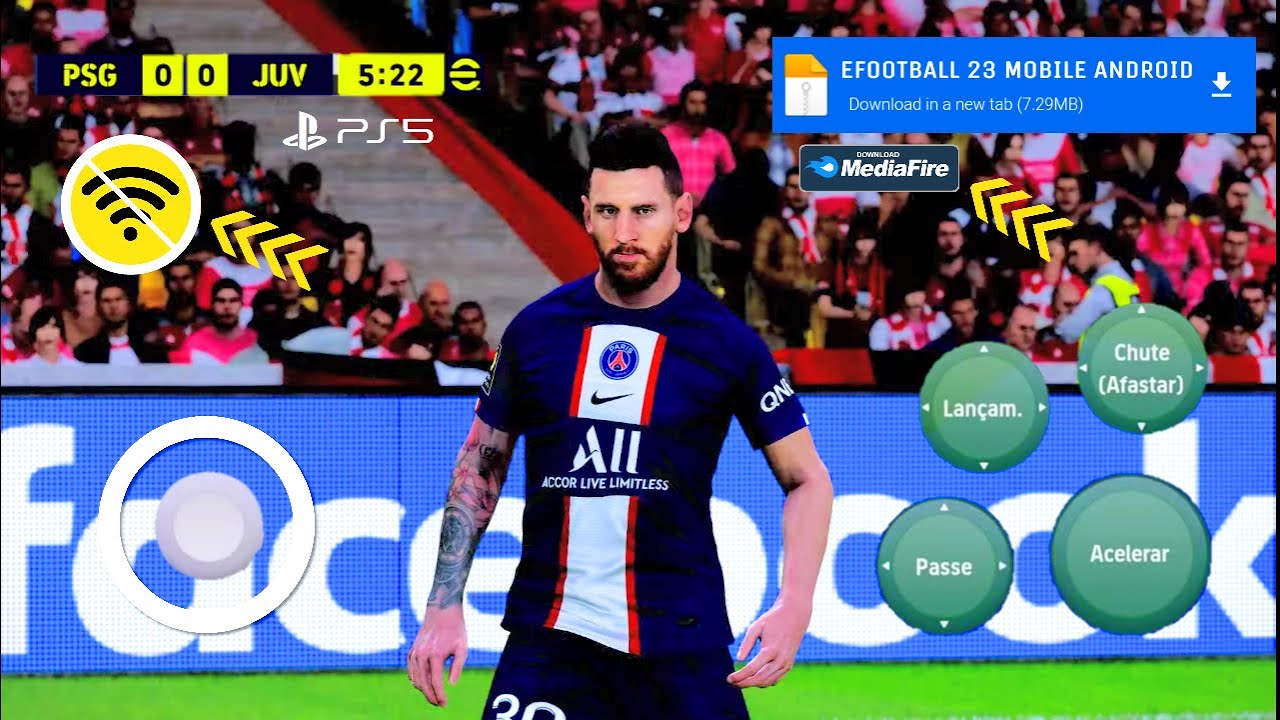EFOOTBALL 23 MOBILE OFFLINE ANDROID GRÁFICOS ESTILO PS5 | FIFA 16 ...