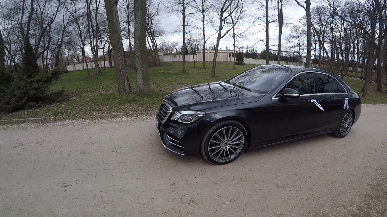 Auto do ślubu MERCEDES S AMG LONG 2019 samochód na wesele