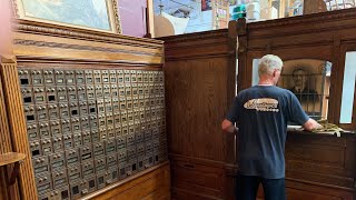 Early 1900's Oak Post Office FOR SALE $10,995