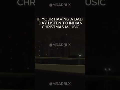 If your SAD, listen to Indian Christmas Music #shorts #funny #christmas #foryou #viral