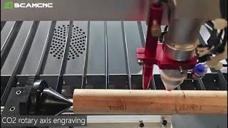 Co2 Laser Engraving Machine With Rotary Engraving