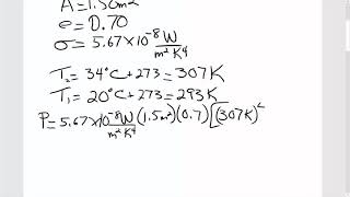 P14-21 Radiation Example Problem