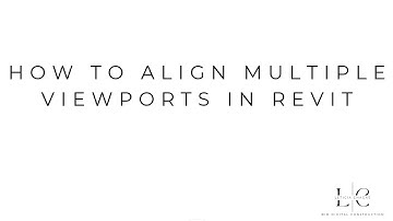 Aligning viewports in Revit