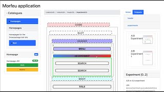 Visual A/B testing web React applications with Morfeu