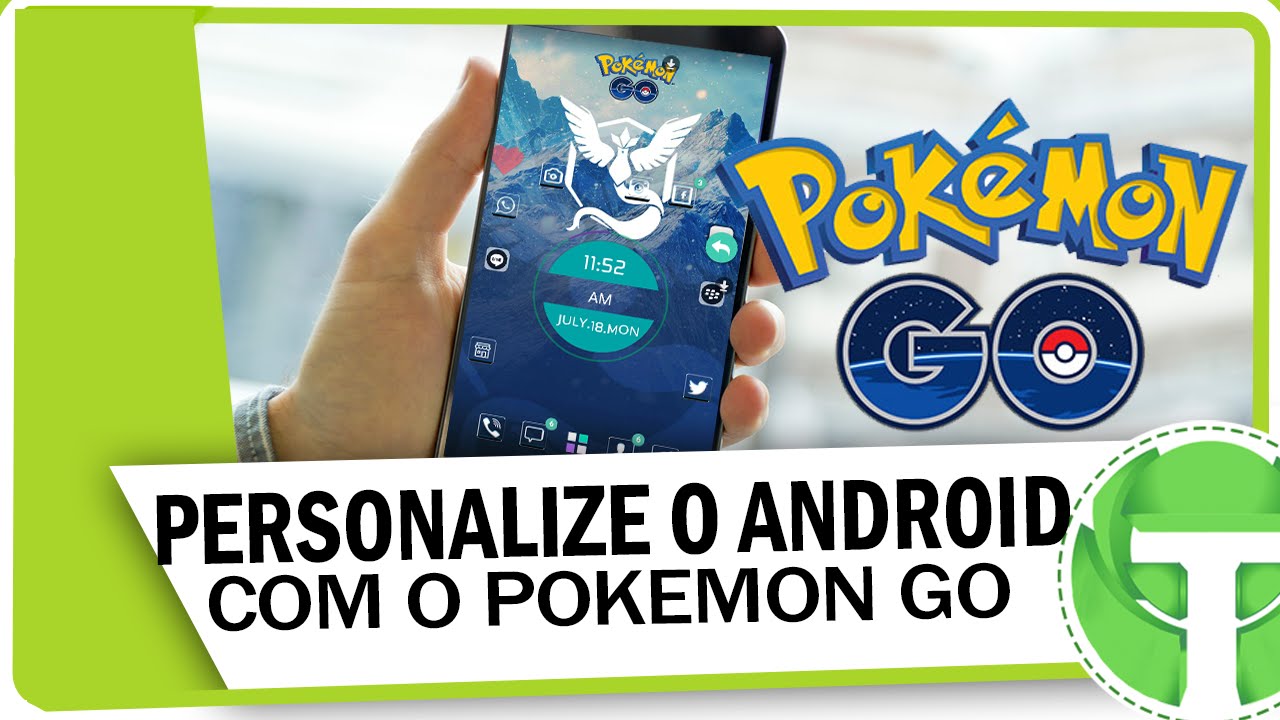 Pokemon Go Android Layout Como personalizar o android com visual do Pokemon GO - YouTube