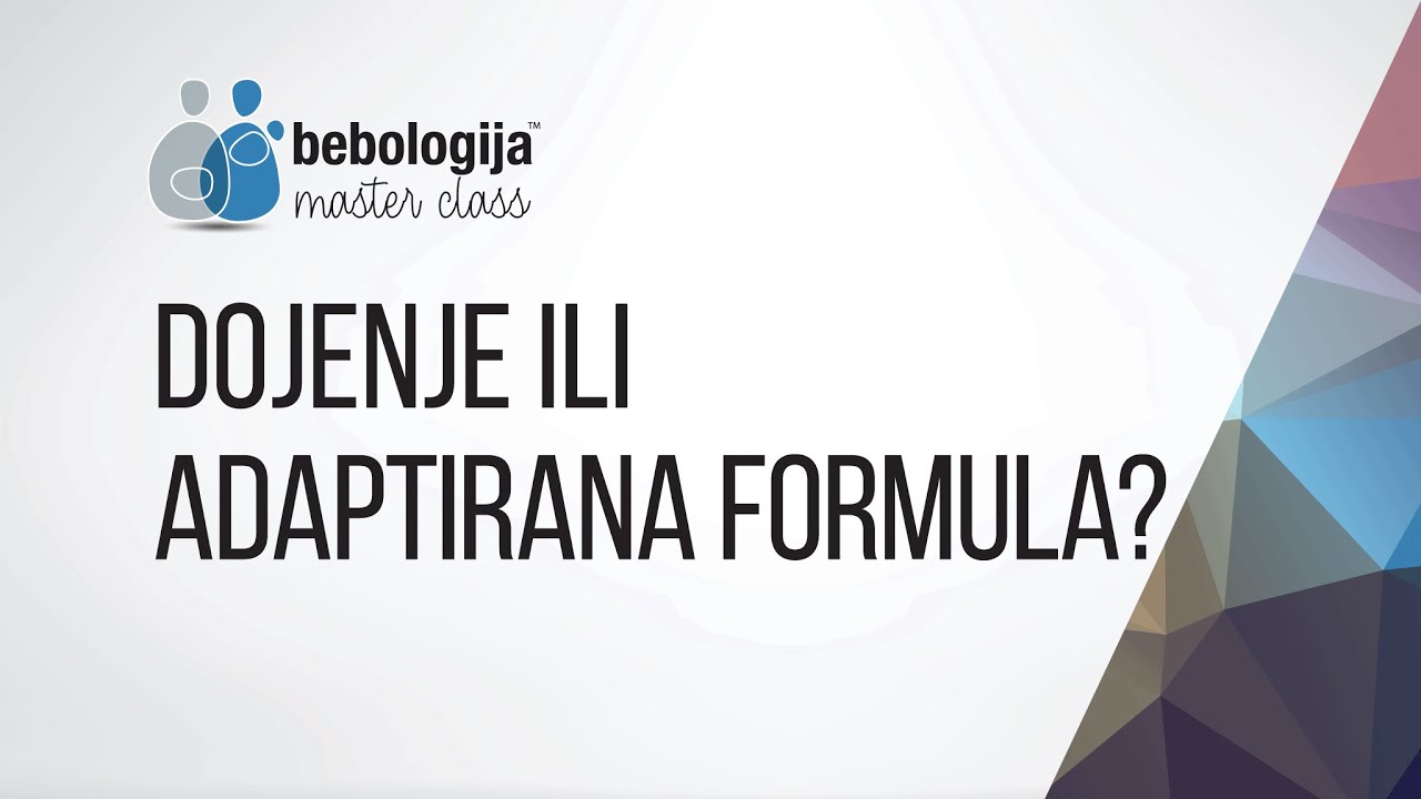 Dojenje ili adaptirana formula?