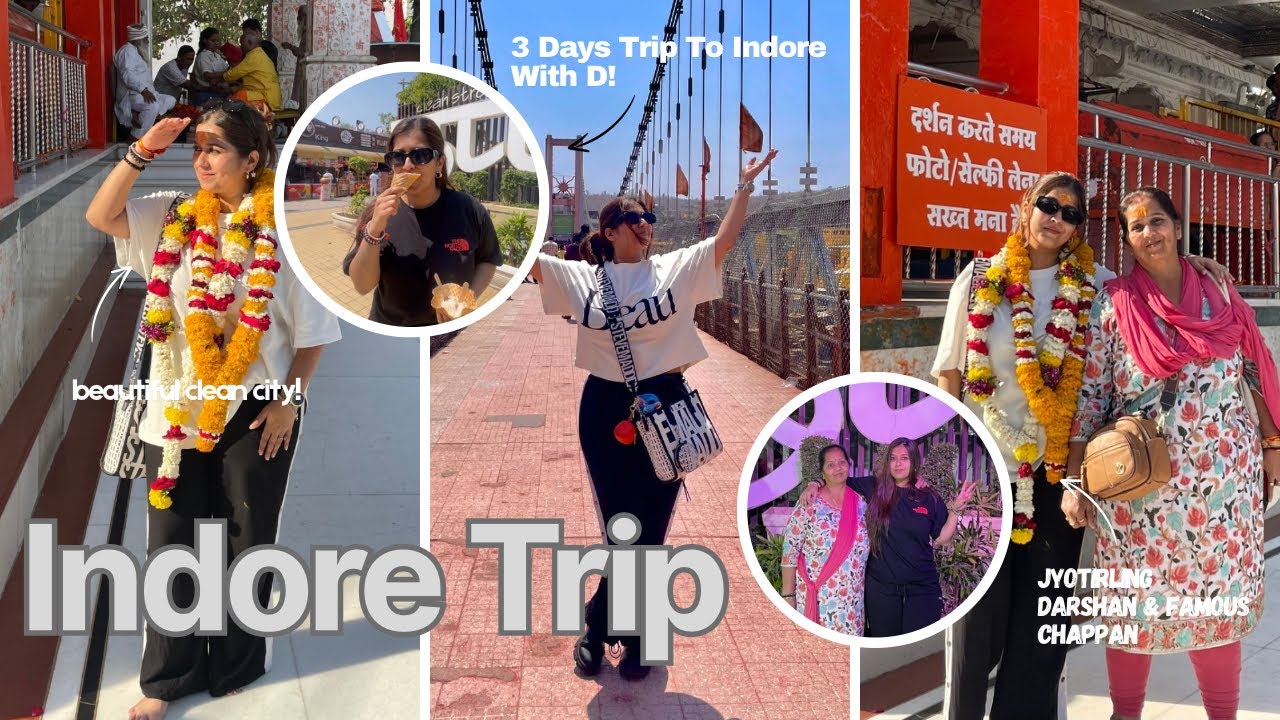 First time travelling with mom to Indore for Jyotirling Darshan!