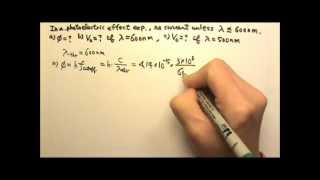 AP Physics 2: Modern Physics 10: Photoelectric Effect Problem 2