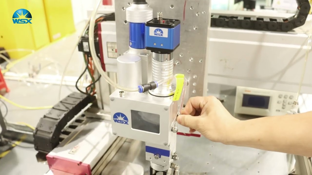 WSX laser welding head HB15 installation