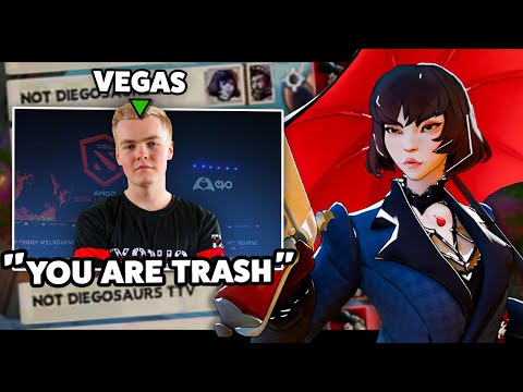 Laning vs Vegas as Mina (RAGE WARNING) - Diegosaurs Ft. Vegas