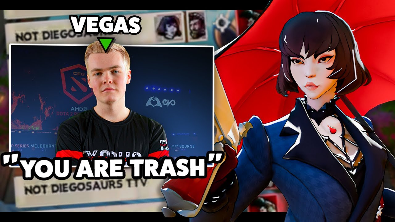 Laning vs Vegas as Mina (RAGE WARNING) - Diegosaurs Ft. Vegas