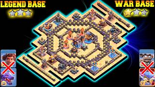 ONLY 1 STAR TH18 LEGEND BASE &amp; WAR BASE LINK| TH18 NEW WAR BASE LINK - CLASH OF CLANS TH18 BASE LINK