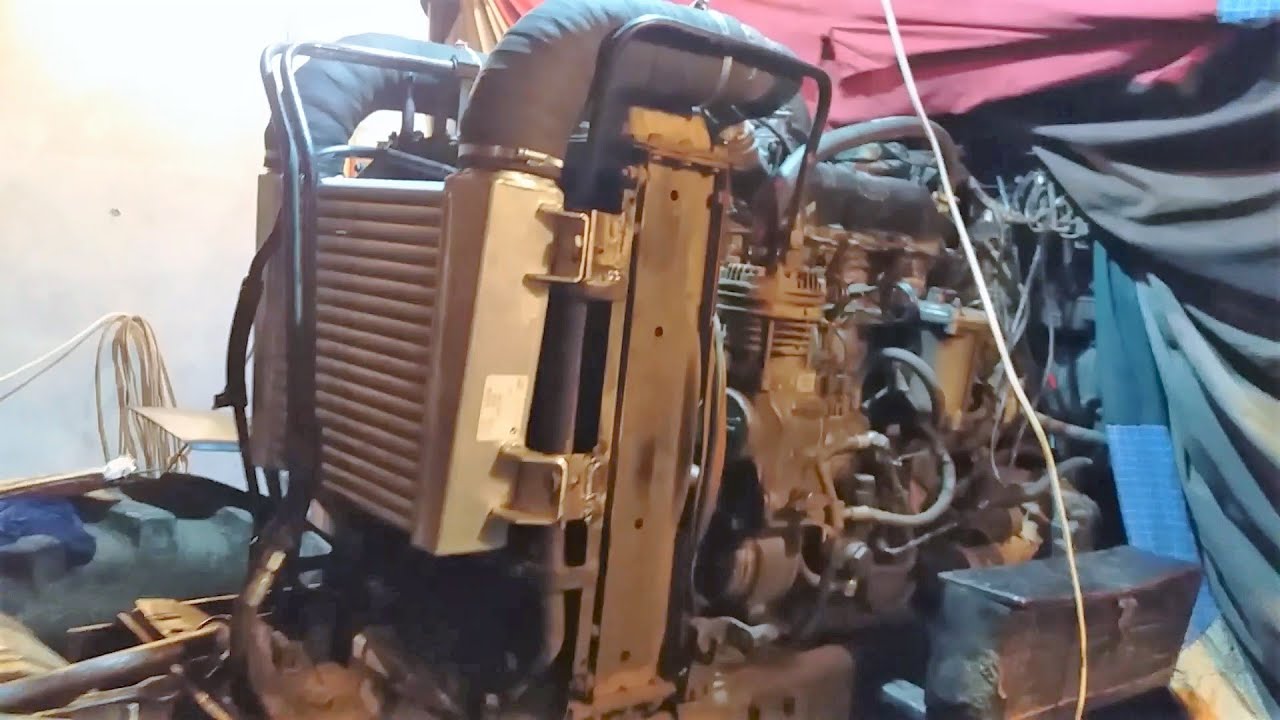 Последствия установки турбины с интеркулером на МТЗ Мерседес ОМ 366 отдыхает....