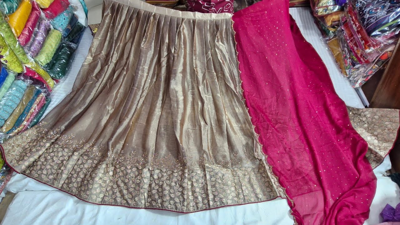 designer semistiched and bridal lehangas for wholesale prices at chickpet bangalore RNS HI FASHIONS