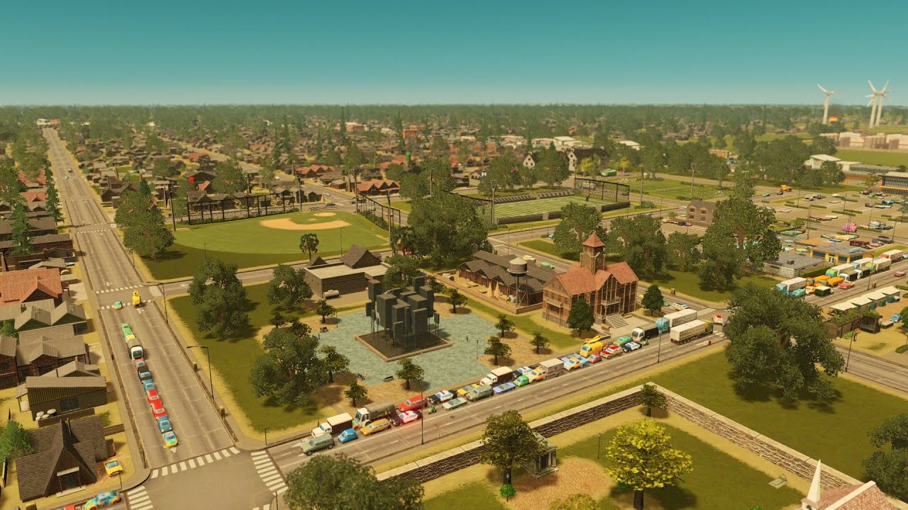 Country side with far, orleans- cities skylines
