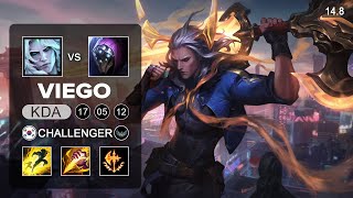 Viego vs Jax Jungle - KR Challenger - Patch 14.8 Season 14