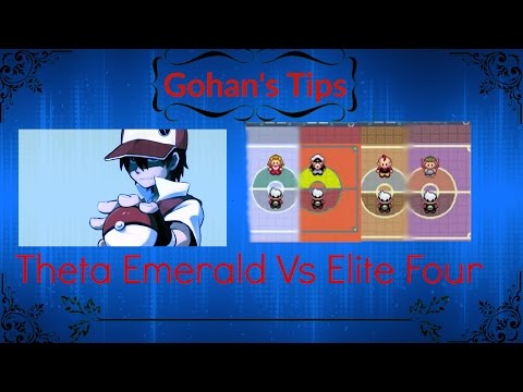 How To Beat Elite Four In Pokemon Theta Emerald