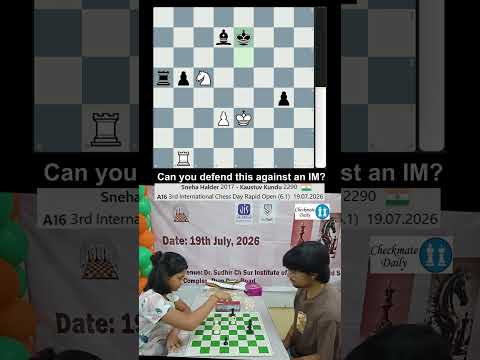 Tricky Rook♜ Endgame #Chess #Shorts #Endgame
