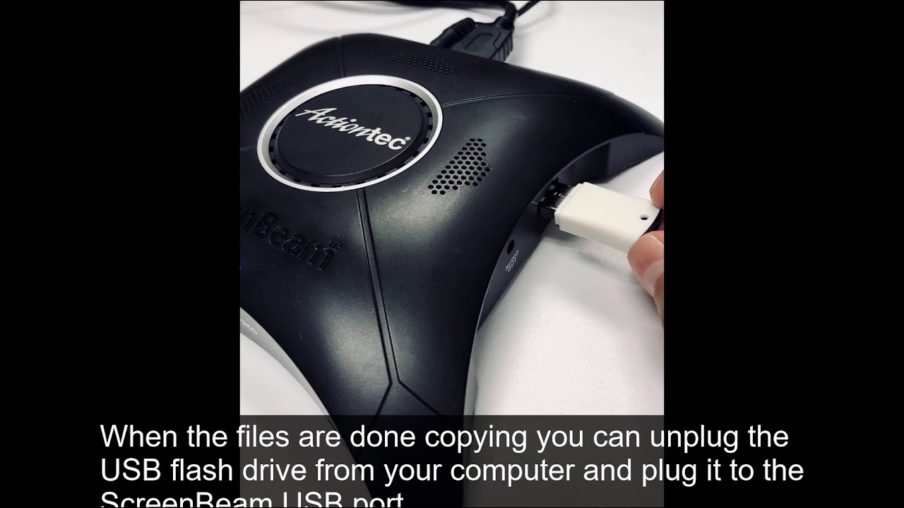 ScreenBeam Firmware update USB method