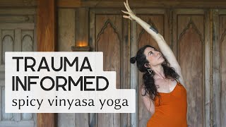 20 min Trauma Informed Spicy 🌶️ Vinyasa Yoga Flow