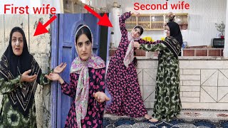 Shocking Meeting and Intense Fight Between Mahtab, the Second Wife, and Kowsar. screenshot 5
