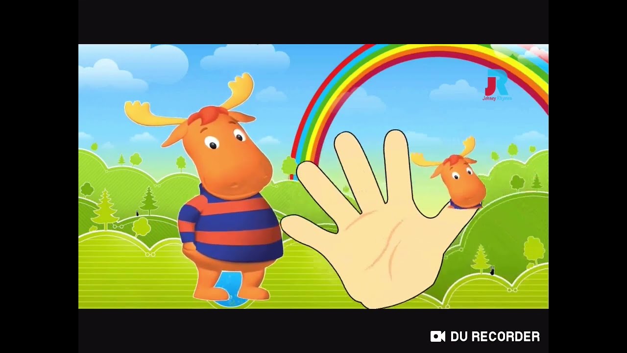 Finger Family (THE BACKYARDIGANS) Cartoon Animation Nursery Rhymes For ...