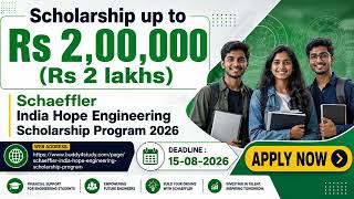 Scholarship Program 2026 | Rs 2 Lakhs |