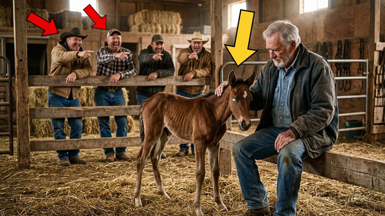 Neighbors Mocked the Old Farmer for Adopting a Blind Foal — Until You See What It Did 5 Years Later!